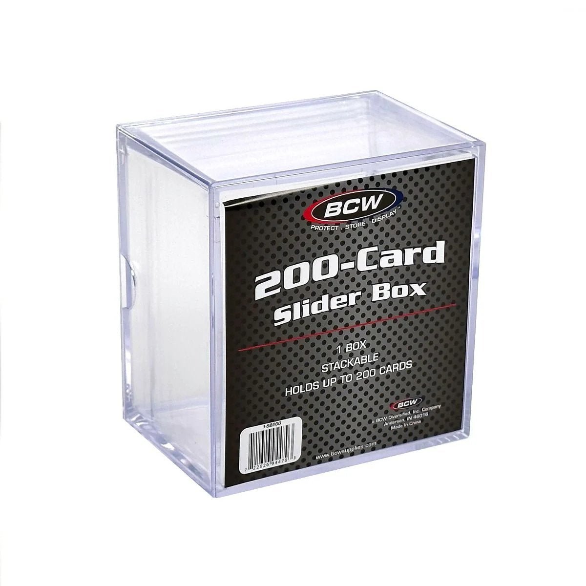 BCW 2 - Piece Slider Box (200 kort) - Hobbykort