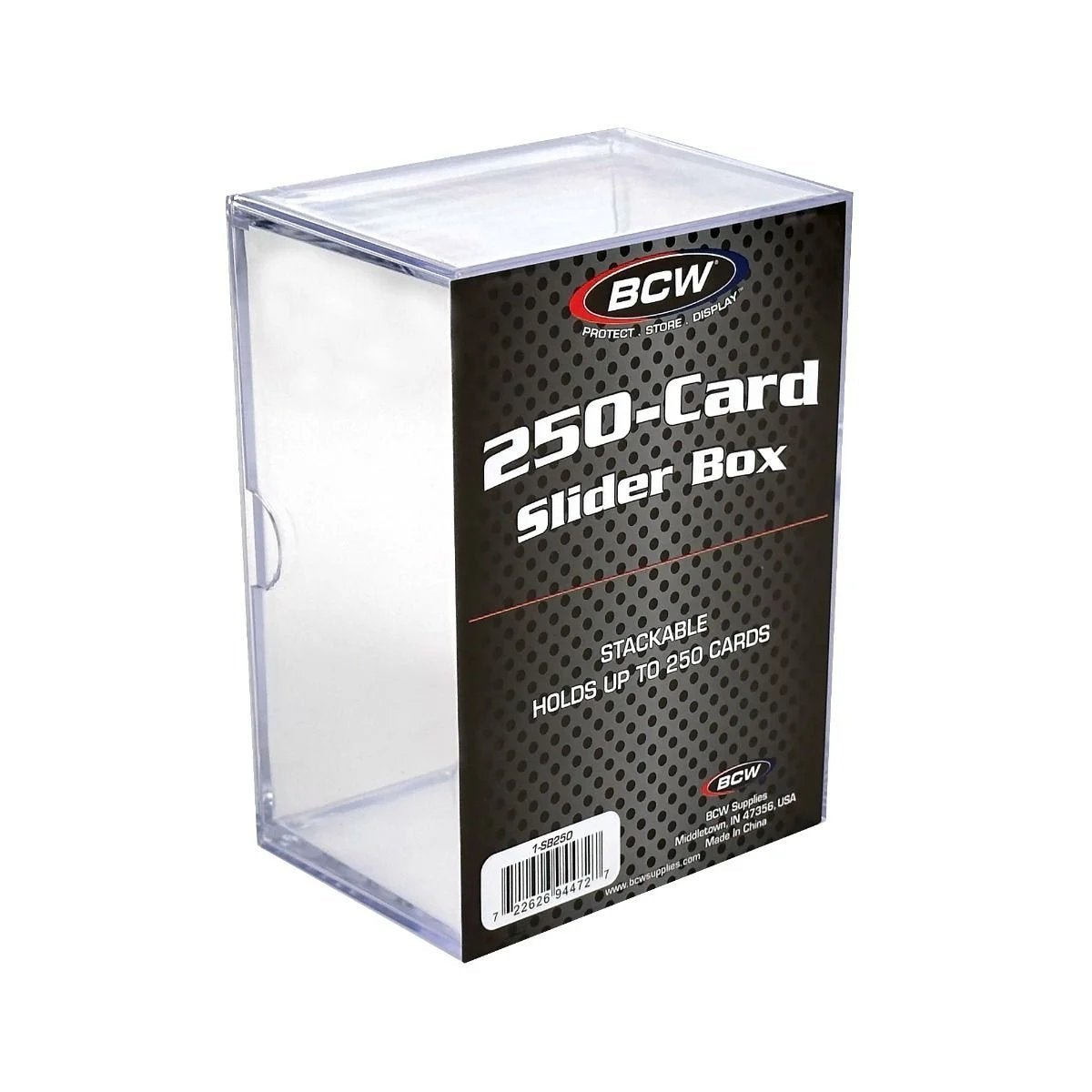 BCW 2 - Piece Slider Box (250 kort) - Hobbykort