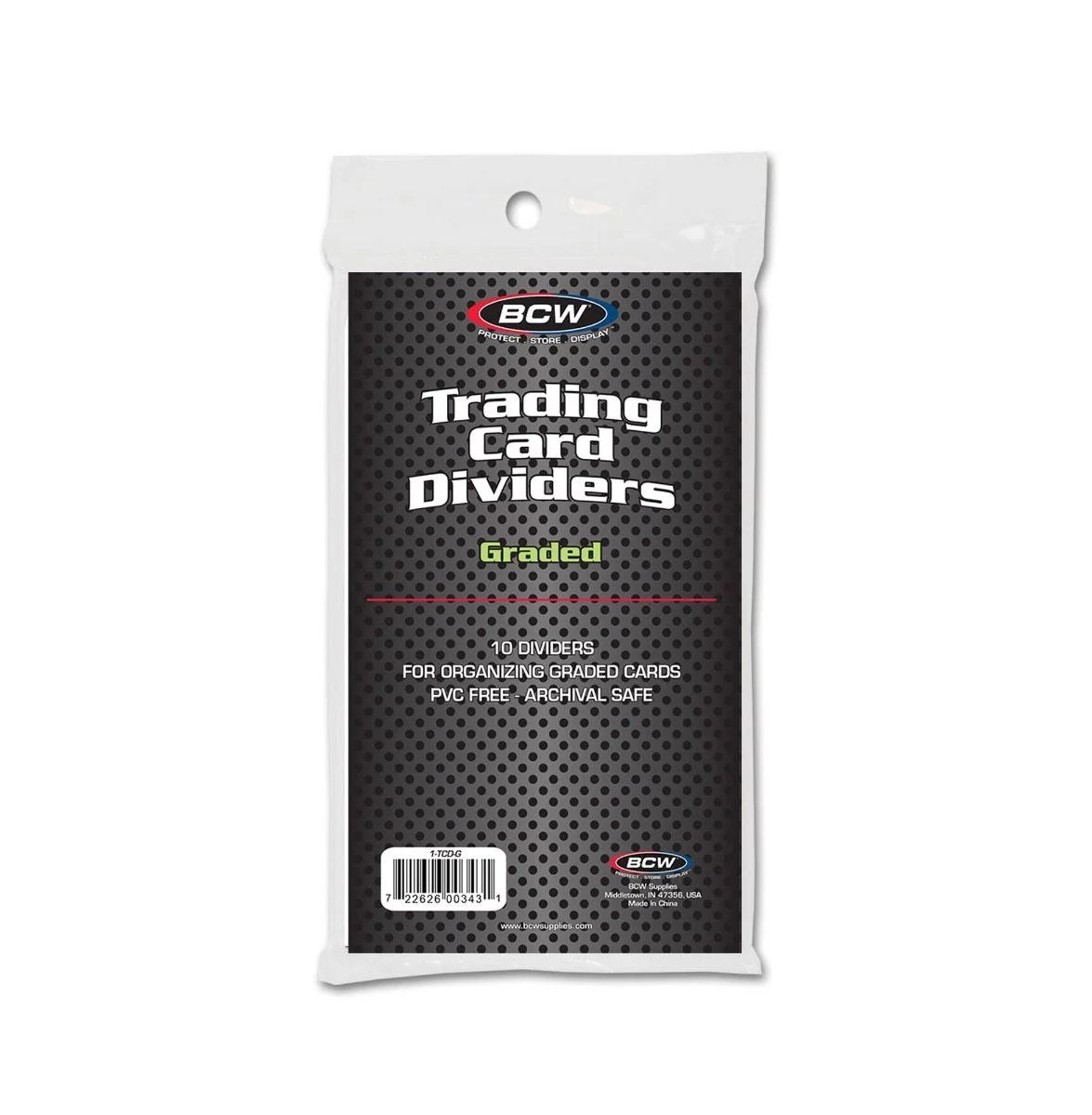 BCW Graded Trading Card Dividers (10st) - Hobbykort