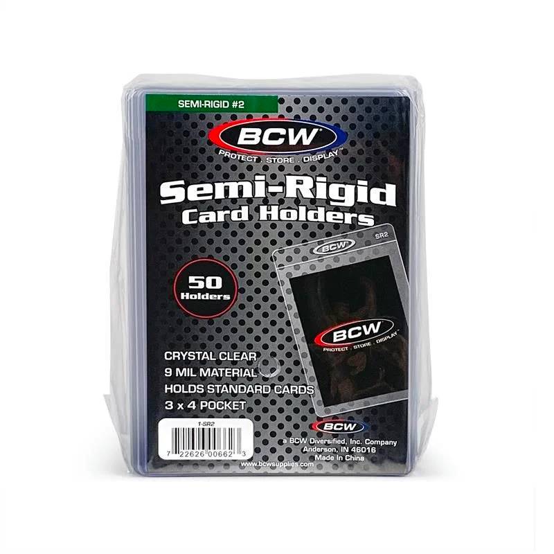 BCW Semi - Rigid Card Holder #2 (50st) - Hobbykort