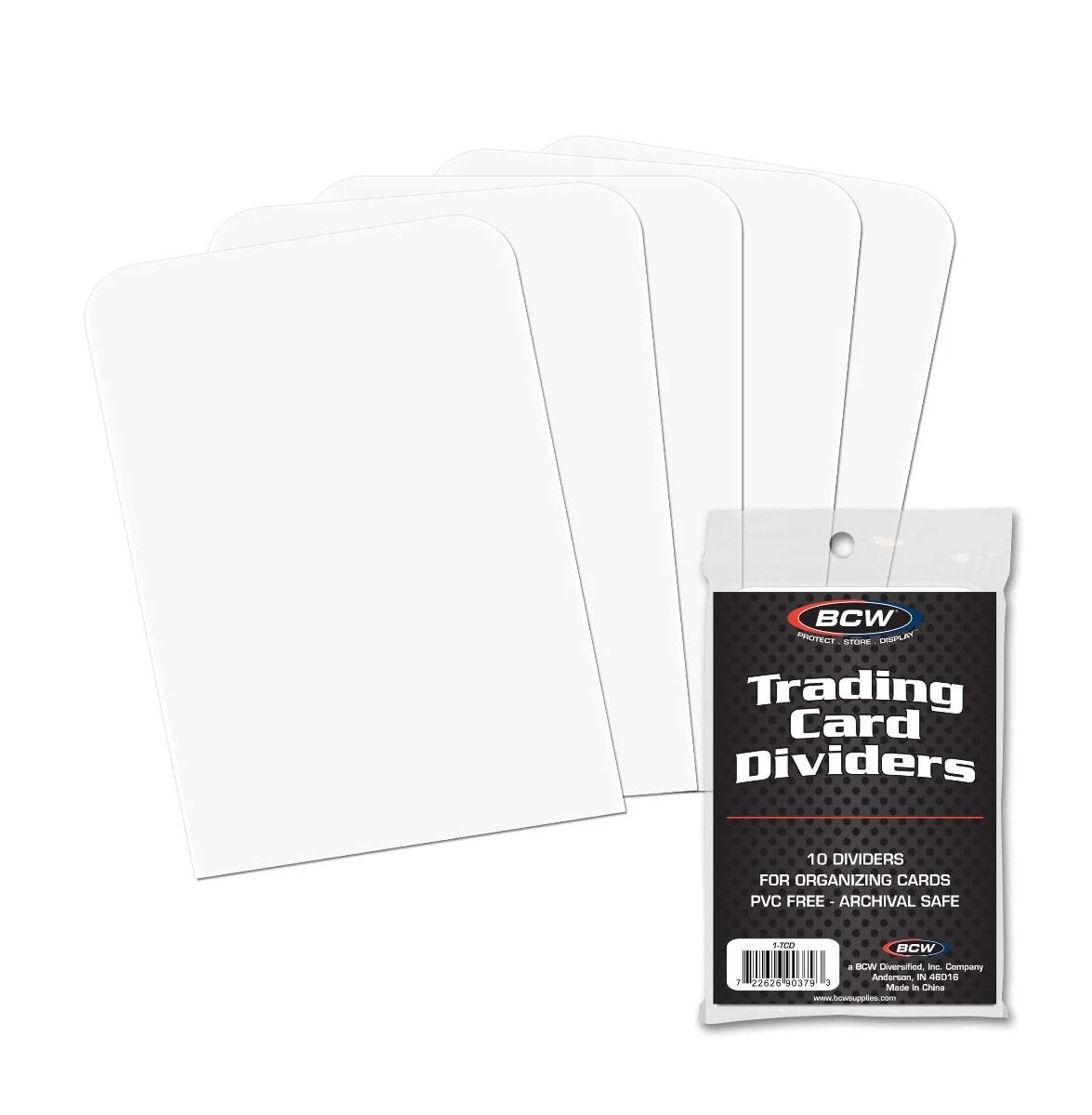 BCW Trading Card Dividers (10st) - Hobbykort