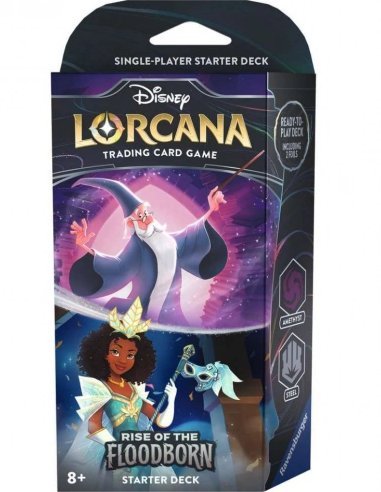 Disney Lorcana: Rise Of The Floodborn Starter Deck (Merlin & Tiana) - Hobbykort