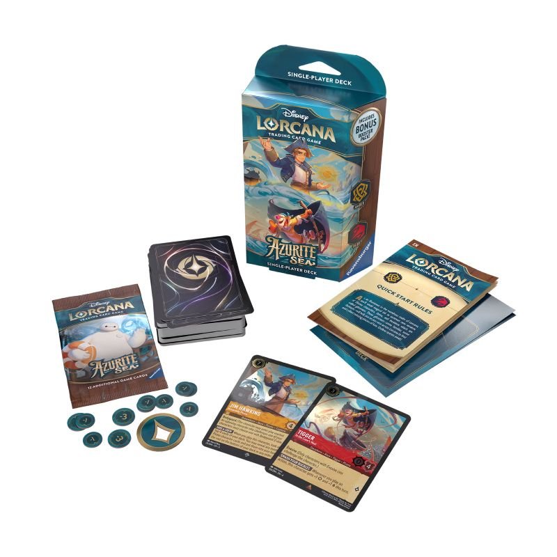 Disney Lorcana TCG: Azurite Sea Deck (Ruby & Amber) - Hobbykort