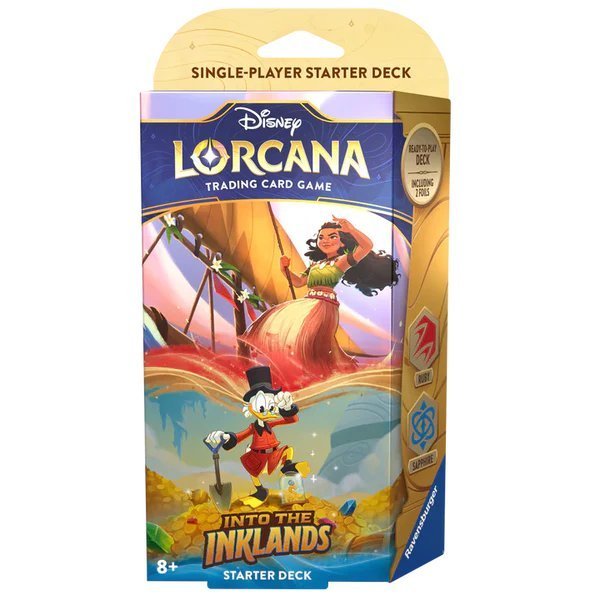 Disney Lorcana TCG: Into the Inklands Starter Deck (Moana & Scrooge McDuck) - Hobbykort