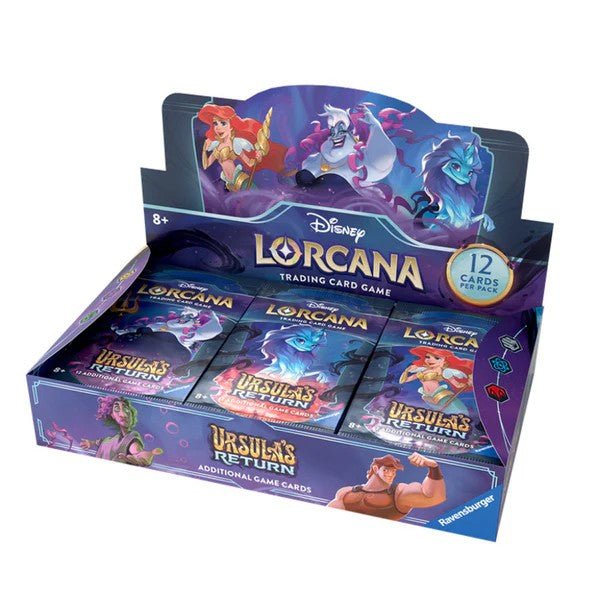 Disney Lorcana TCG: Ursula's Return Booster Box/Display (24 packs) - Hobbykort
