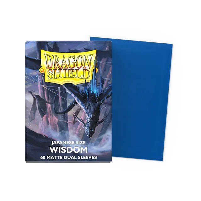 Dragon Shield Card Sleeves - Blå 60st (Japanese Size) - Hobbykort