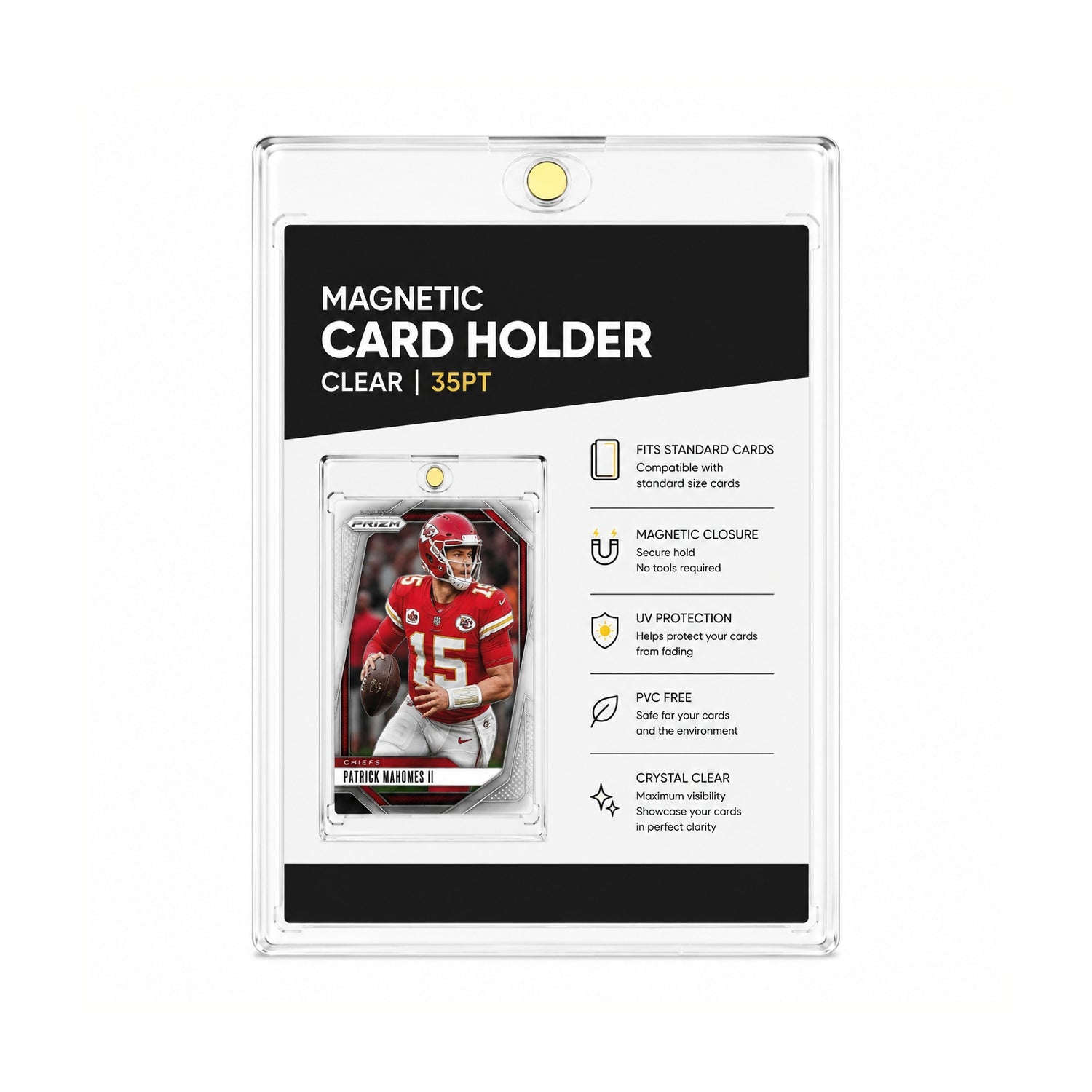 Magnetic Card Holder - Clear (35pt)-Hobbykort