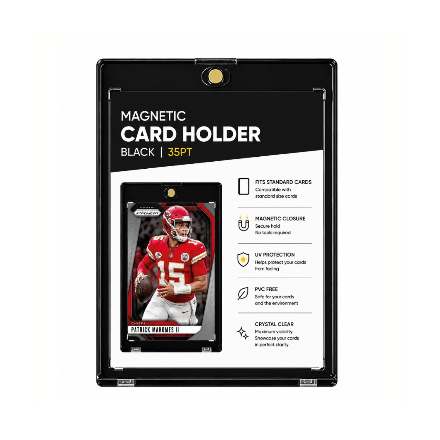 Magnetic Card Holder - Black (35pt)-Hobbykort