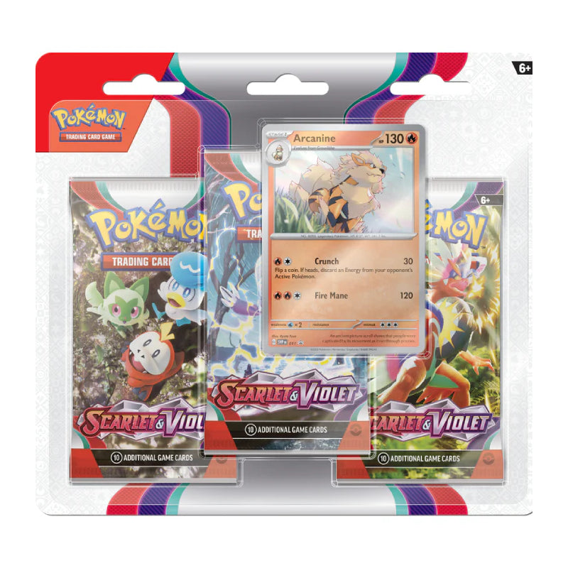 Pokémon Scarlet & Violet: 3 Pack Booster Pack Blister-Hobbykort