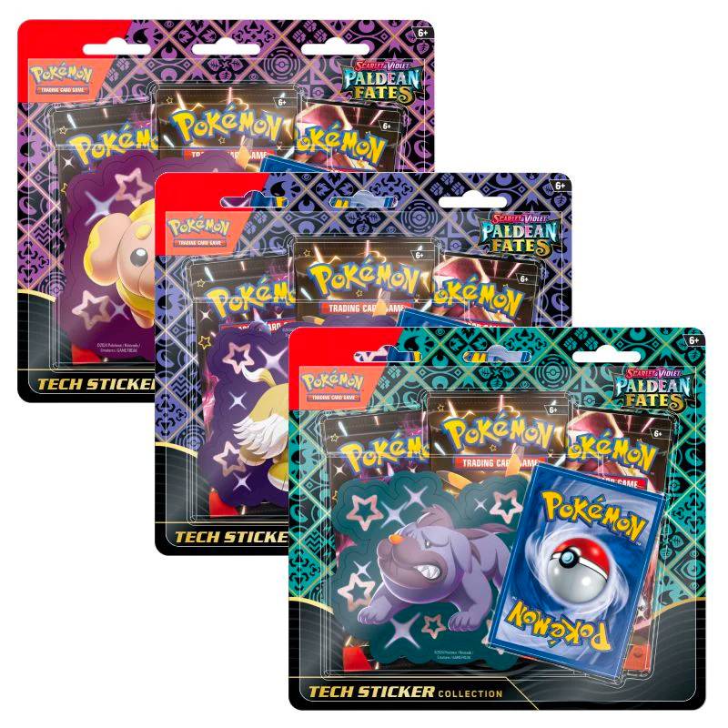 Pokémon Scarlet & Violet 4.5 Paldean Fates Tech Sticker - Hobbykort