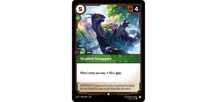 Scaled Snapper – engelsk förhandsbild LGC-041/239. Bild: Riot Games.