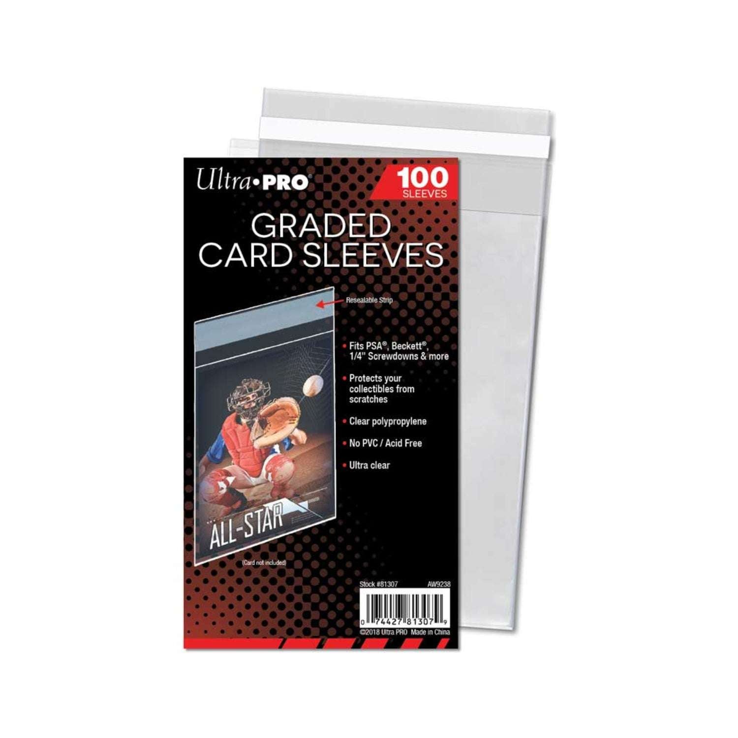 Ultra PRO: Graded Card Soft Sleeves Resealable-Hobbykort